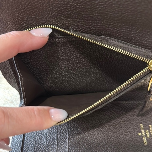 Louis Vuitton Terre Monogram Empreinte Leather Curieuse Wallet - Picture 11 of 16